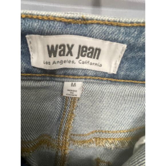 NWT Wax Women's Original Denim Mid Waist Mini Skirt Size M - Picture 3 of 10